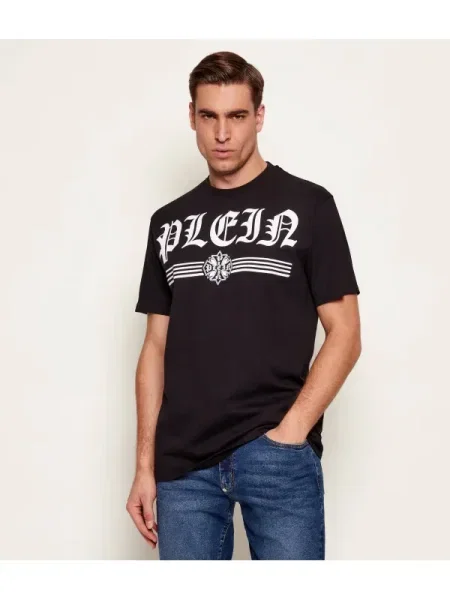 Philipp Plein Tricou Gothic Plein negru