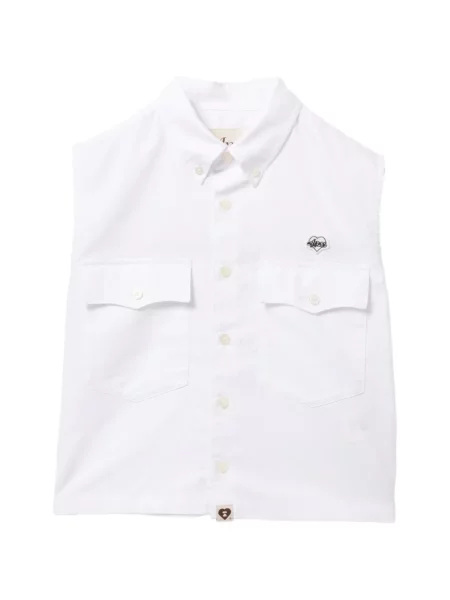 Vestă Apee™ By *a Bathing Ape® cu petice alb