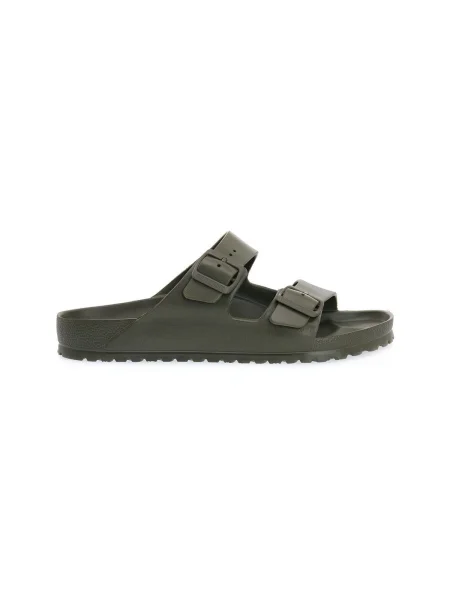 Šľapky BIRKENSTOCK Arizona Eva Khaki zelená