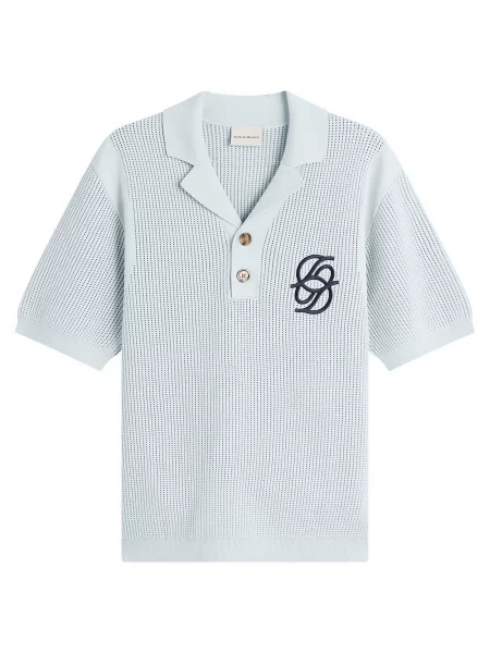 Koszulka polo Drole De Monsieur niebieska