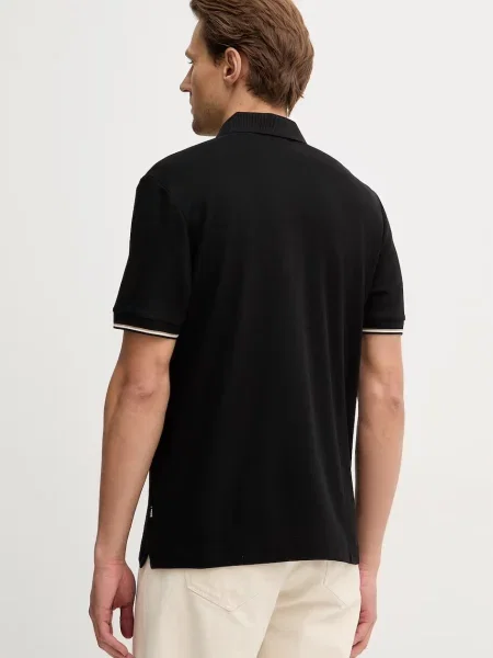 BOSS polo de C-Pei 04 negru