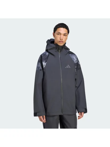 Bunda Terrex Xperior Hybrid PRIMEKNIT Spray Dye CLIMAPROOF+ černá