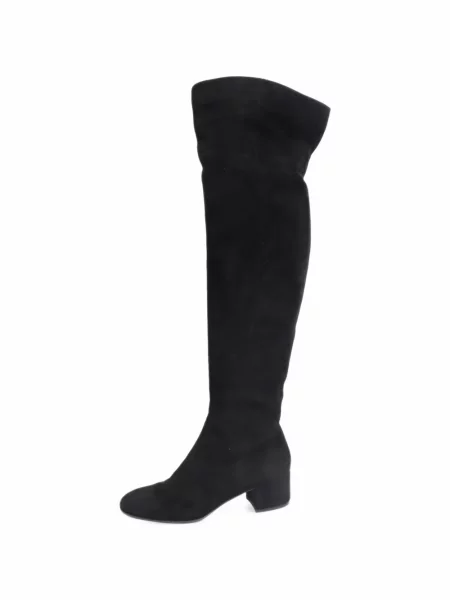 Cizme Gianvito Rossi din piele de căprioară negru