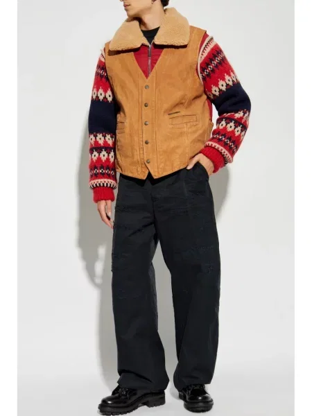 Kelnės Dsquared2 su įbrėžimais mėlyna