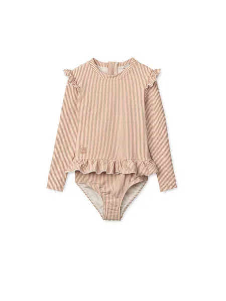 Liewood Costum de baie întreg Sille piersică portocaliu