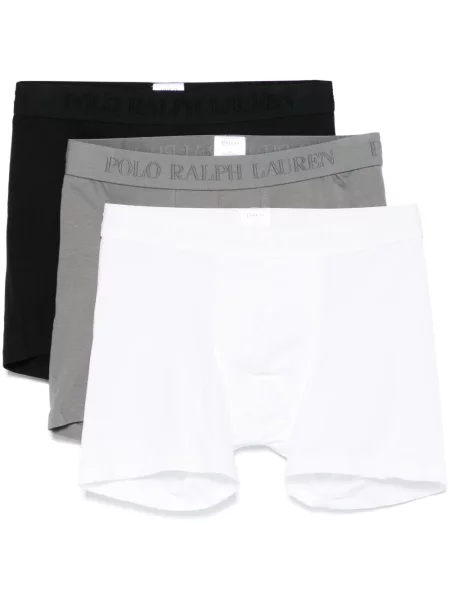 Raštuotos pledinės bokseriai Polo Ralph Lauren apkarpytas balta