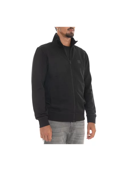 Bluza rozpinana Boss czarna