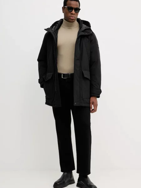 Tommy Hilfiger geacă cu puf pentru bărbați negru