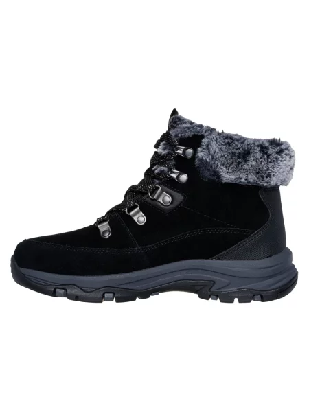 Sneakersy Skechers skórzane czarne
