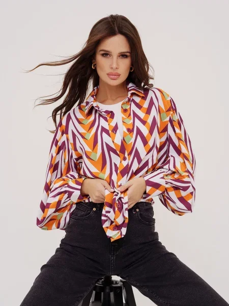 Рубашка Issa Plus бордовая