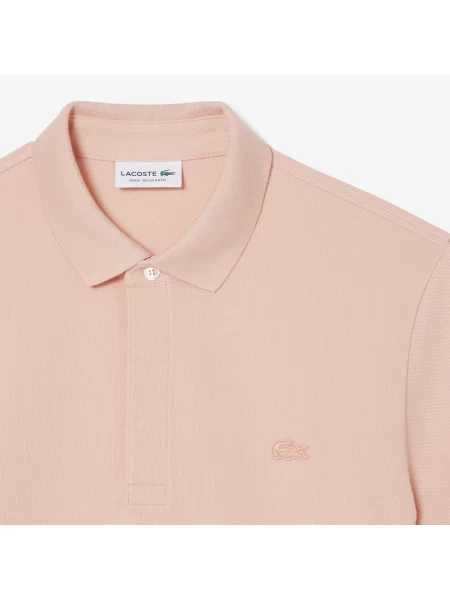 Lacoste Koszulka Polo Paryż Regular Fit różowa