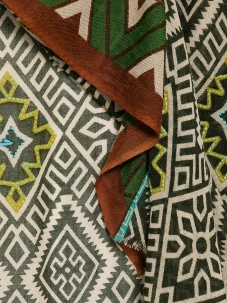 Fular Baobab cu imagine cu imprimeu geometric