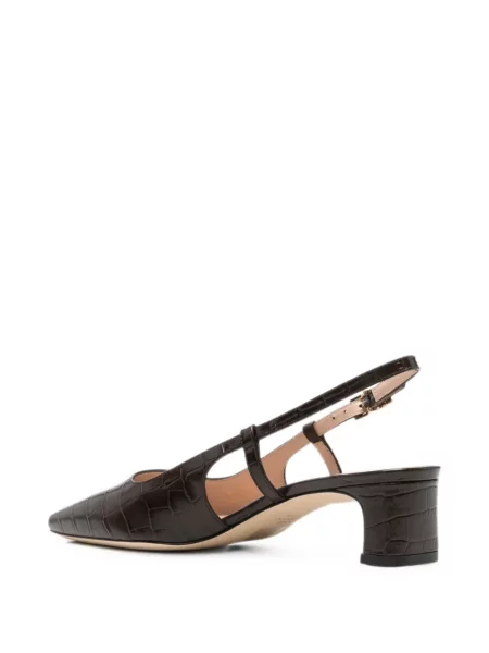 Pantofi cu toc Stuart Weitzman slingback maro