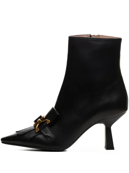 Боти до глезена Poche Paris с ресни черно