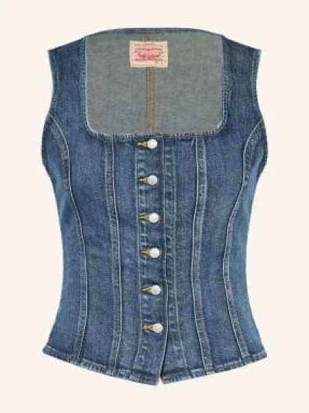 Levi's® Džínová Vesta modrá