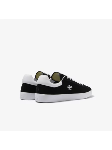 Замшевые кроссовки Lacoste черные