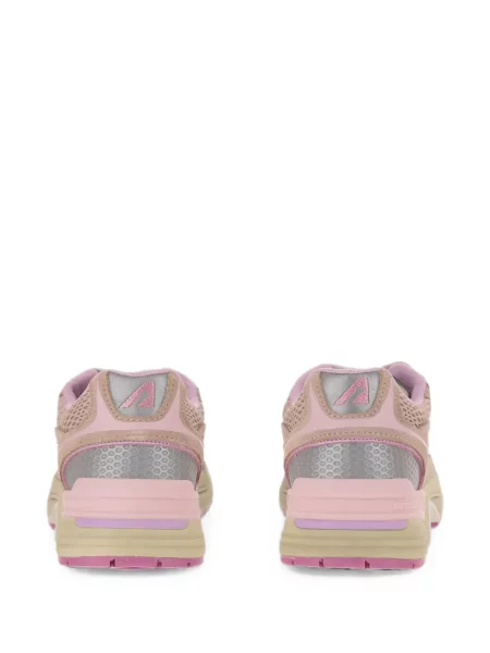 Sneakerși Autry din piele de căprioară roz