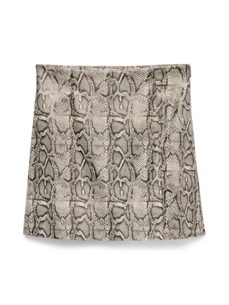 Vero Moda Спідниця зі штучної шкіри Nelly бежевий