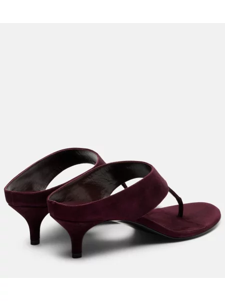 Chiloți tanga Magda Butrym din piele de căprioară violet