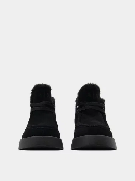Шкіряні Черевики Armani Exchange чорний