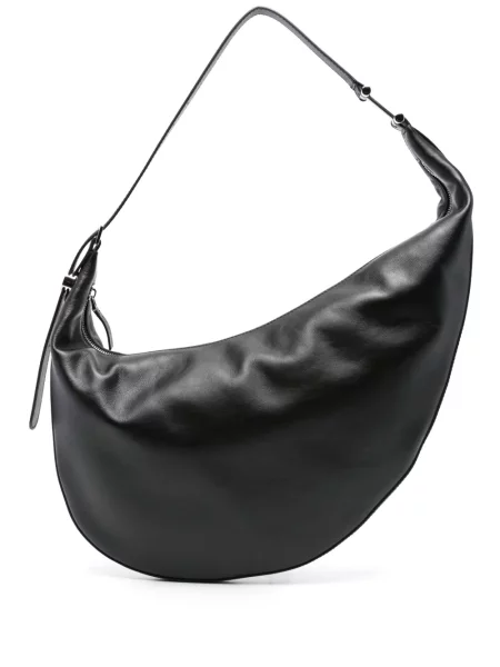 Geanta de piele Marni din piele negru