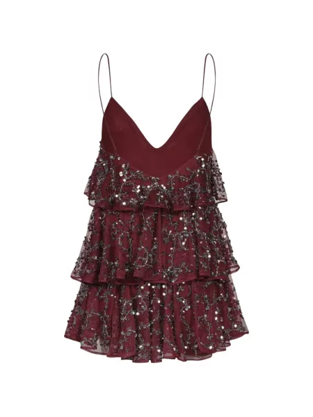 Rochie mini Johanna Ortiz cu paiete roșu