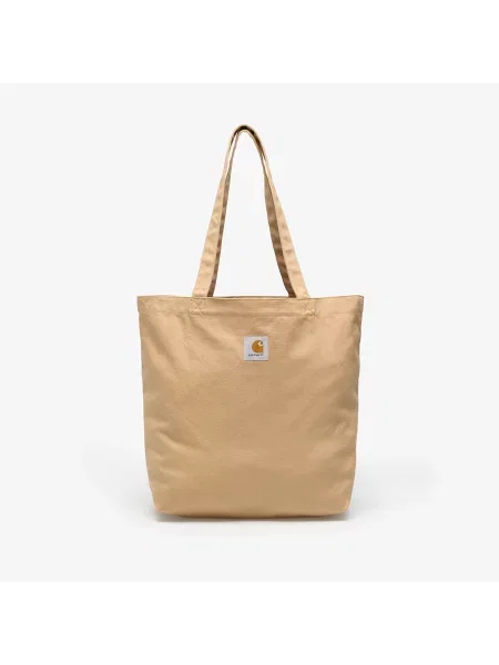 Καμβάς τσάντα Carhartt Wip με σχέδιο καφέ