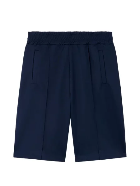 Pantaloni scurți Palm Angels cu autograf albastru
