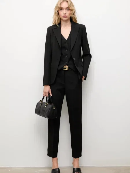 Безрукавка Answear.LAB однобортний чорний