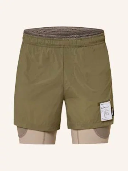 Satisfy Běžecké Šortky Techsilk™ Cordura® olivová