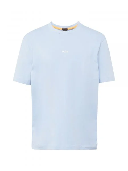 BOSS Tricou Tchup celest albastru