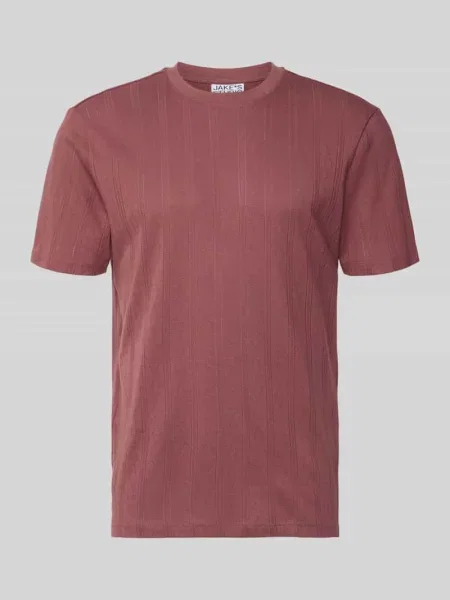 T-shirt o kroju regular fit z ażurowym haftem na całej powierzchni Jake*s Studio Men
