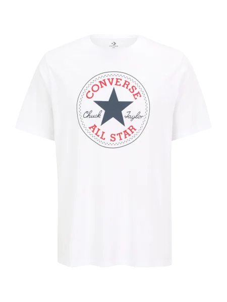 CONVERSE Tricou Arch albastru marin / roșu alb