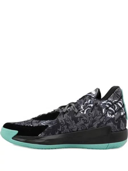 Sneakerși Adidas Solar cu șireturi cu dungi din dantelă negru