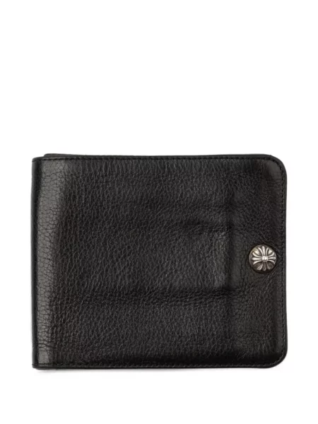 Pucketanje novčanik Chrome Hearts s uzorkom srca crna