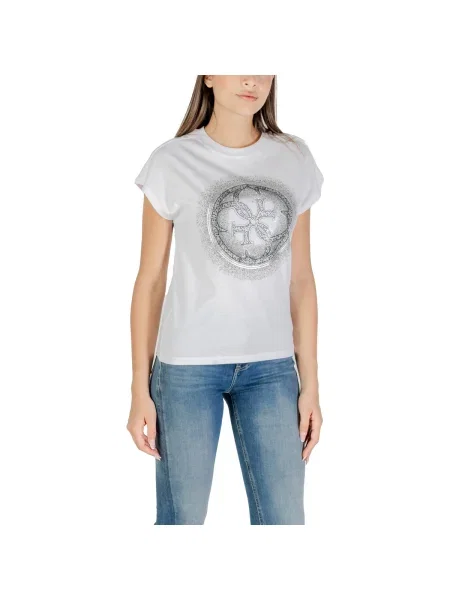 Guess Tricou alb