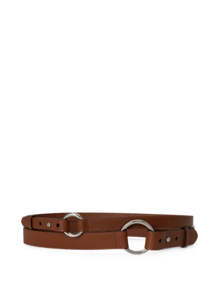 Cu centură curea Lauren Ralph Lauren din piele maro