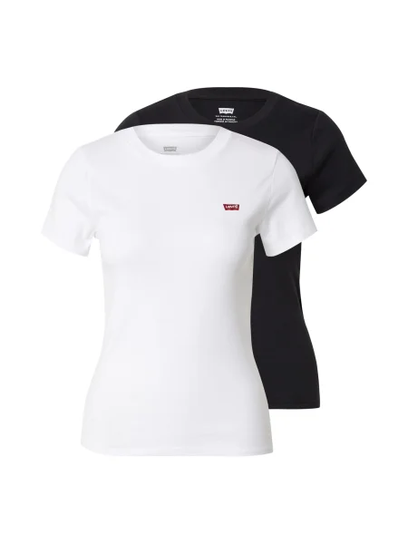 Levi's® Set 2 tricouri Essential Colorat alb