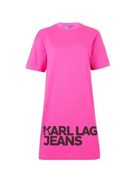 Karl Lagerfeld Jeans obleka roza
