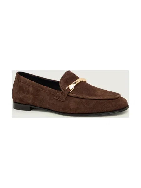 Furla Loafer cipők FURLA HERITAGE | hasított bőr barna