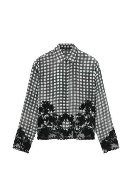 Cămașă Ermanno Scervino cu model floral alb