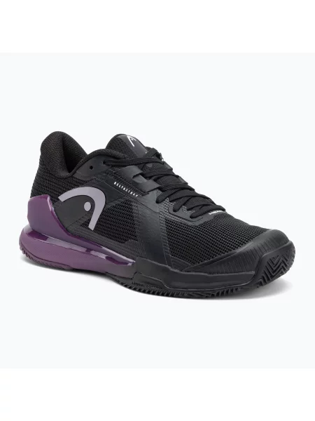 Încălțăminte de tenis pentru femei HEAD Sprint Pro Clay black/ purple negru