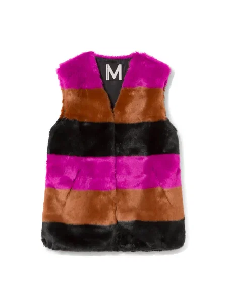 Lola Casademunt Vestă maro / fucsia negru