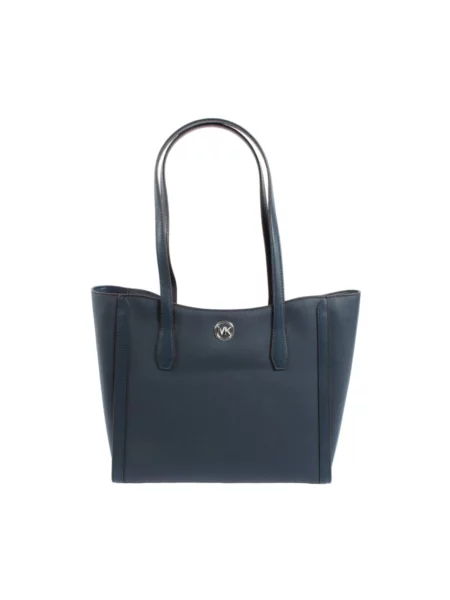 Shopperka Michael Kors skórzana niebieska