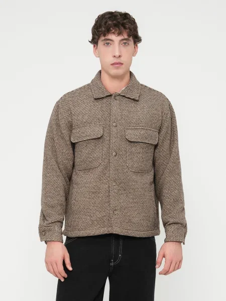 Abercrombie & Fitch Átmeneti dzseki sötét / taupe barna