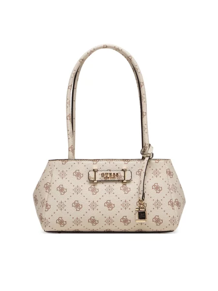 Guess Torbica Carrie Logo Écru