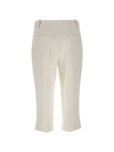 Pantaloni Elisabetta Franchi din satin cu crăpătură