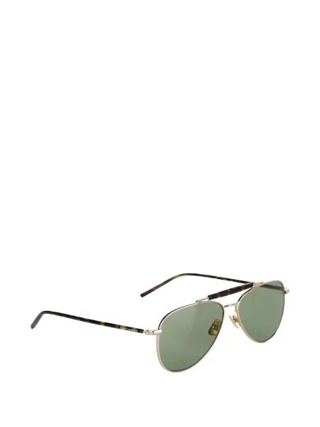 Sluneční brýle aviator Saint Laurent Eyewear hnědé