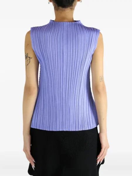 Plisirani top Pleats Please Issey Miyake ljubičasta
