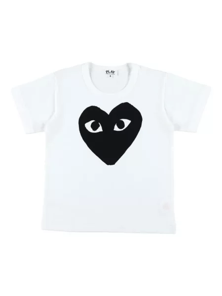 Koszulka dziecięca Comme Des Garcons Play biała